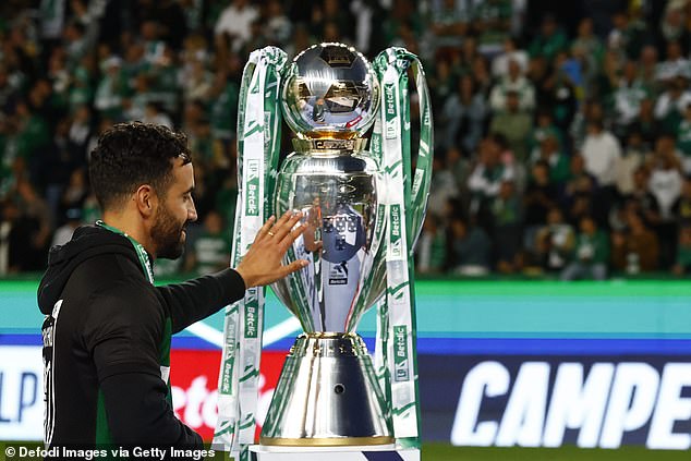 The 39-year-old has led Sporting to two first division titles in four seasons with the Portuguese giants