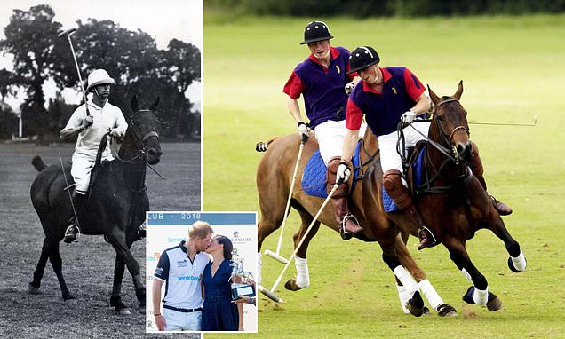 As Harry's new documentary turns the spotlight on polo, photos from the Mail's archive