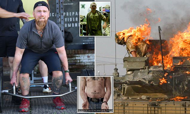 'Human fireball' Private Karl Hinett who survived a petrol-bomb in Iraq reveals his