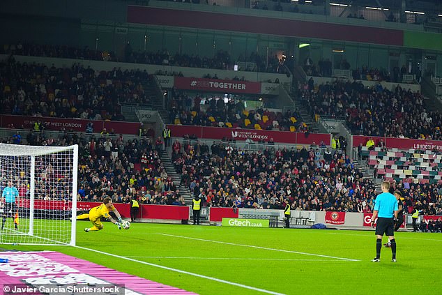 Mark Flekken's penalty save on Tuesday sent Brentford into the Carabao Cup quarter-finals