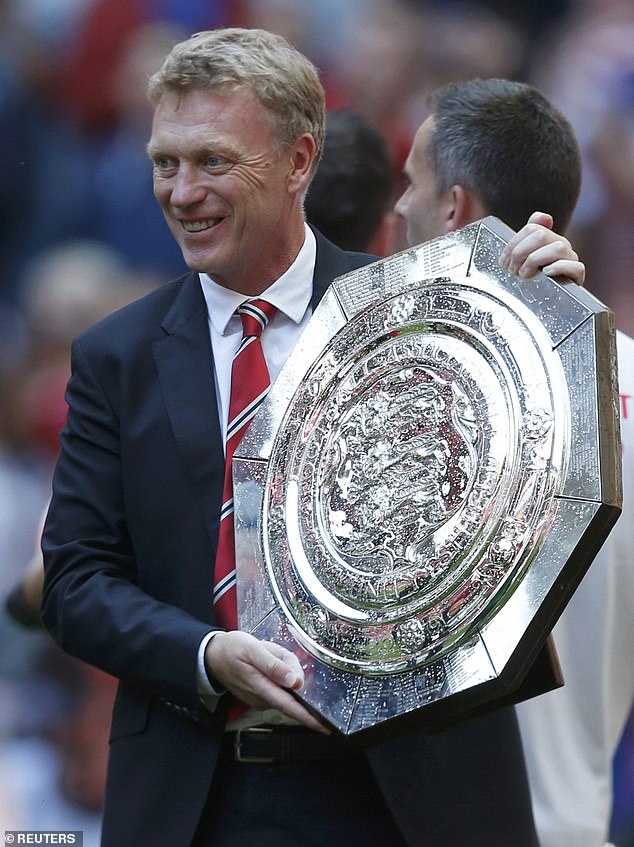 David Moyes won the Community Shield in his first game in charge, with United beating Wigan