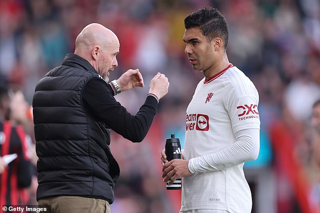 Erik ten Hag was ready to sell Casemiro in the summer after his disappointing second season at United