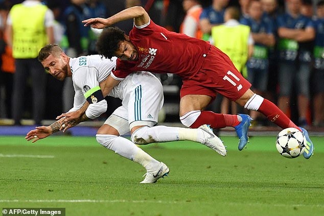 Jurgen Klopp has hit out at Sergio Ramos, six years after he injured Mohammed Salah