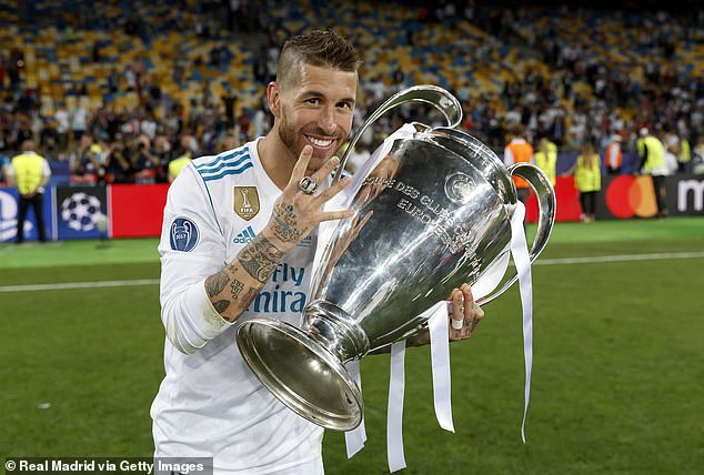 Ramos led Real Madrid to their 13th Champions League triumph against Liverpool in Kiev