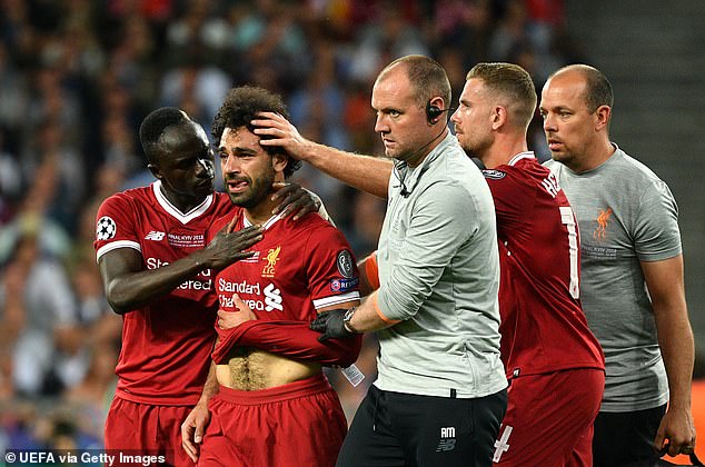 Salah had been forced off in the final with Real Madrid going on to beat Klopp's side