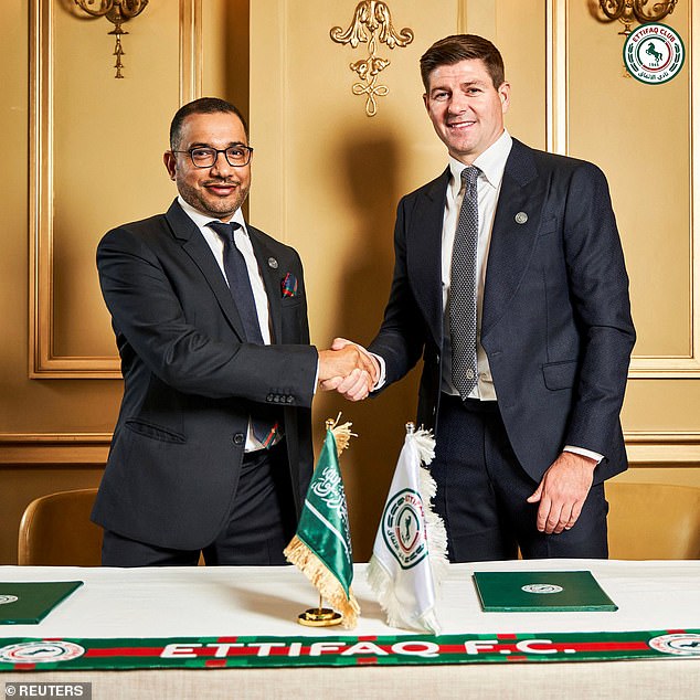 Gerrard signed a £15.2m-a-year contract with the Saudi club last year