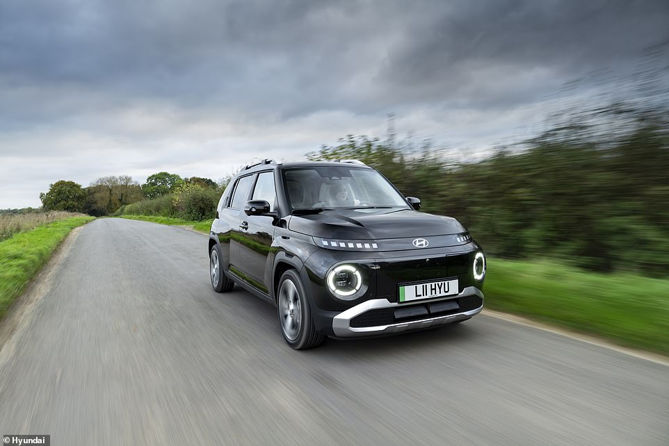 Could this be Britain's first Inster-famous small EV? Hyundai's new Inster is due to arrive in UK showrooms in January. But before it does, MailOnline and This is Money Motoring Editor Rob Hull has tested a pre-production example to see if it might be the 'affordable' electric car that changes Britain's mind about finally ditching the internal combustion engine