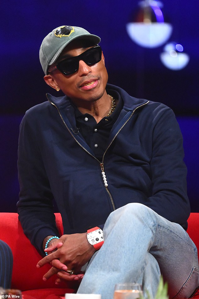 But many viewers were less than impressed with Pharrell's decision to wear sunglasses throughout the duration of the show