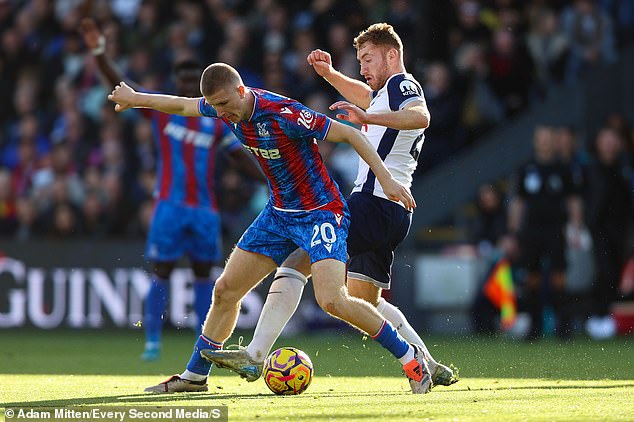 Three days earlier, Wharton had performed superbly in Palace's 1-0 league win over Spurs