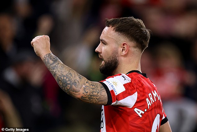 Adam Armstrong earned Southampton their first Premier League victory of the season