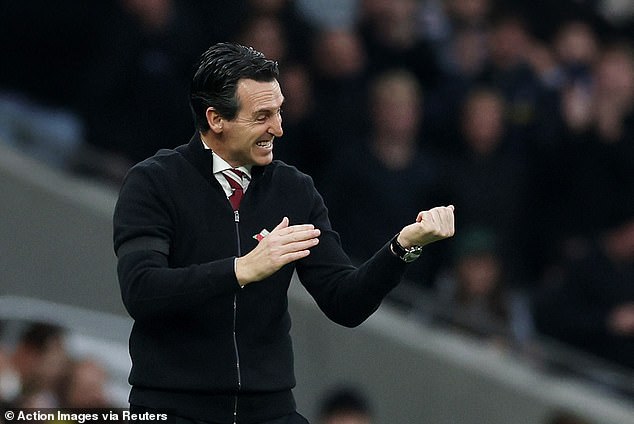 Unai Emery's animated reaction to an Ollie Watkins miss told its own story