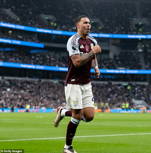 This, Rogers's third goal of the season, further tangible proof of his emergence as one of English football's most promising attacking talents