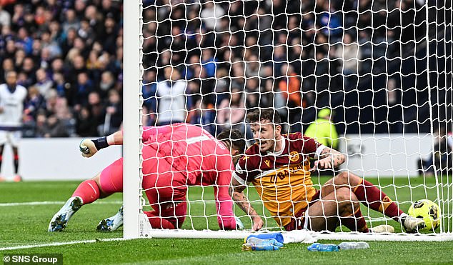 Andy Halliday opens the scoring before opting for a muted celebration