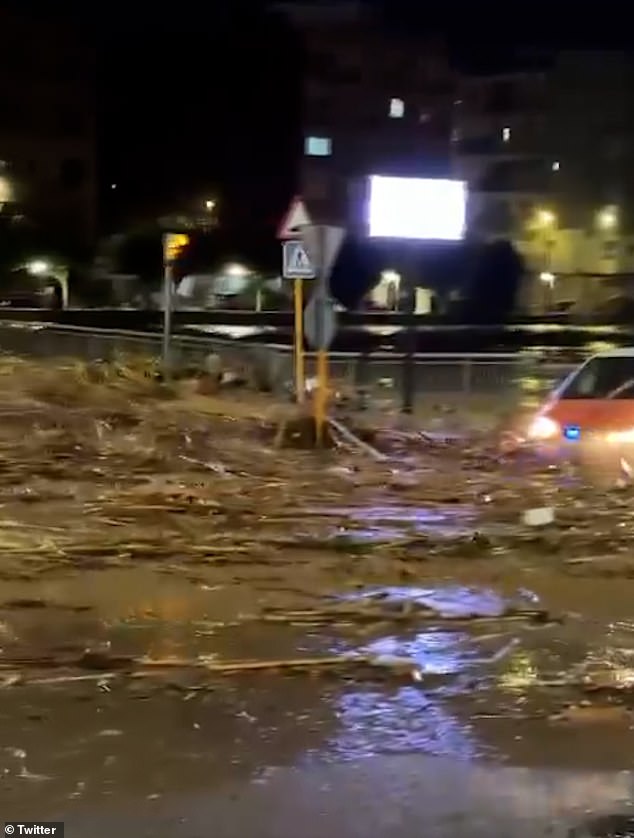 Shocking footage saw the catastrophic floods wrecking homes and vehicles, leaving locals stranded