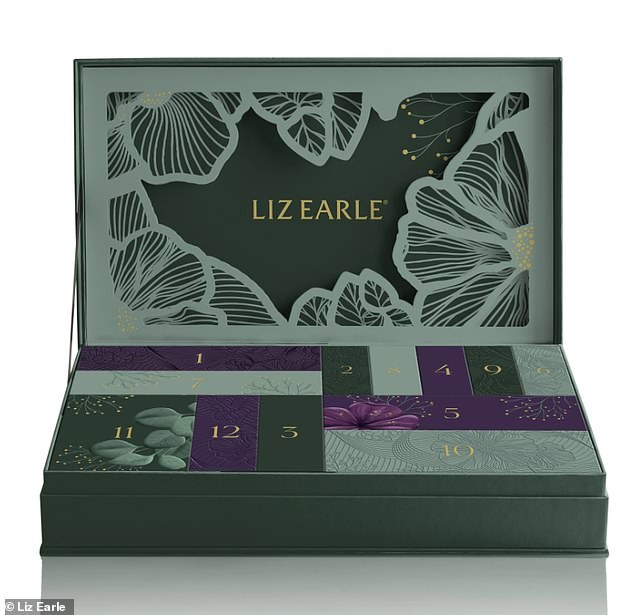 The Liz Earle advent calendar is packed full of 12 beauty surprises, with both full and luxury miniatures