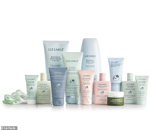 The Liz Earle advent calendar includes 12 carefully chosen Liz Earle beauty surprises