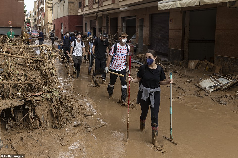 However, other media figures in Spain sprung to Gisbert's defence. Presenter Maria Patino stated she had 'verified' that Gisbert had spent all week in his native Valencia contributing to aid and rescue efforts and was 'on the frontline' of the disaster working hard in service of those affected. 'It is a shame... he has handled (the situation) badly, because he has manipulated a reality. 'But he has been working hard there for seven days and I have been able to verify that it is true,' said the presenter. 'We focus on a scene, but behind that scene, there is a guy I don't know at all, who also declares himself a political activist. I don't care about his ideology, but he is there at the forefront,' she concluded.