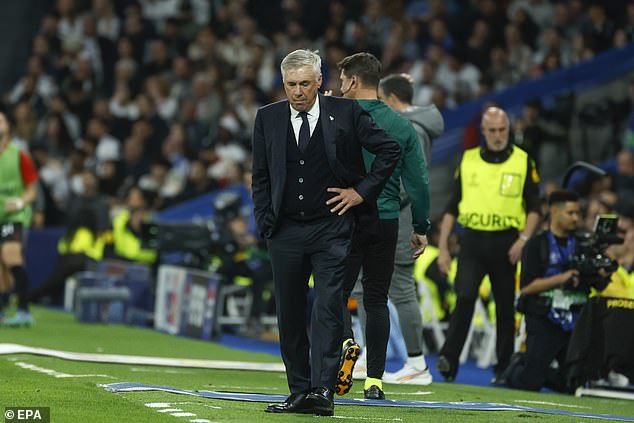 Carlo Ancelotti's side have now conceded nine goals in their last three games at the Bernabeu