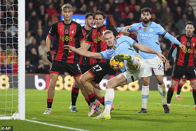 Missing key chances has been a key problem for Manchester City of late - and was highlighted in particular during Saturday's 1-0 defeat against Bournemouth in the Premier League