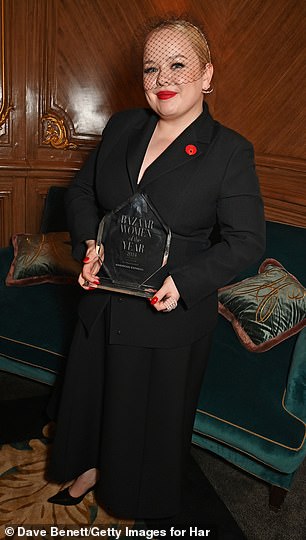 Bridgerton's Nicola Coughlan won the Television Actress award