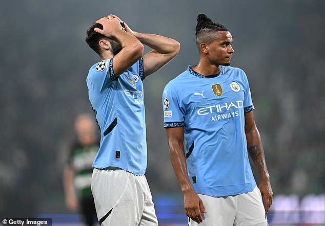 Two City players were handed two out of 10 ratings by French outlet L'Equipe