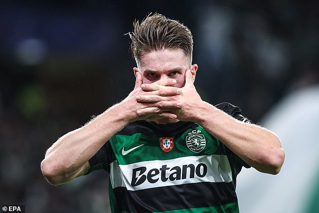 Manchester United fans will have been paying special attention to Viktor Gyokeres in Sporting Lisbon's 4-1 thumping of Man City