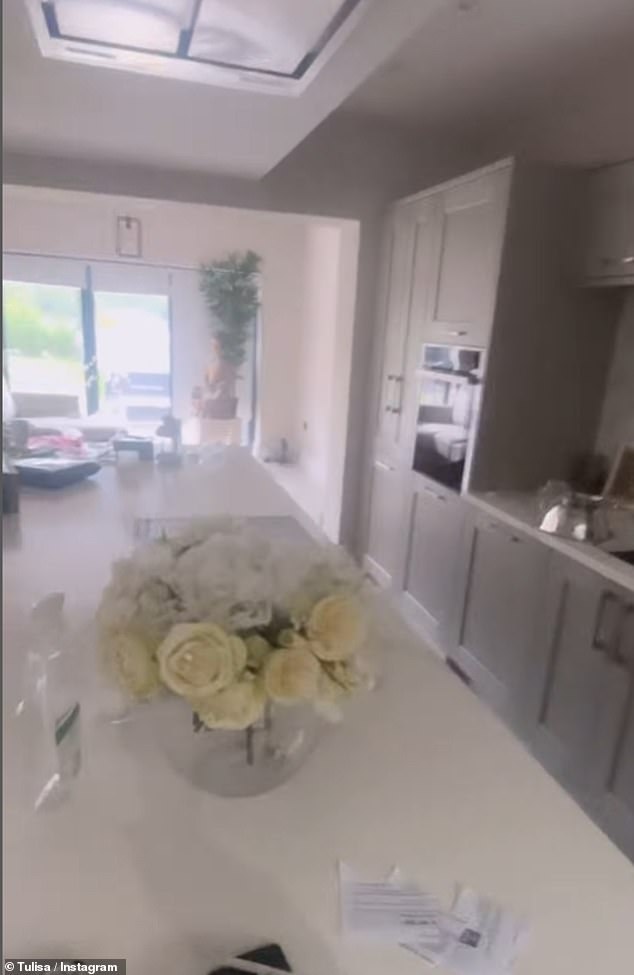 Meanwhile, the kitchen had a marble countertop and sky windows to let plenty of light in