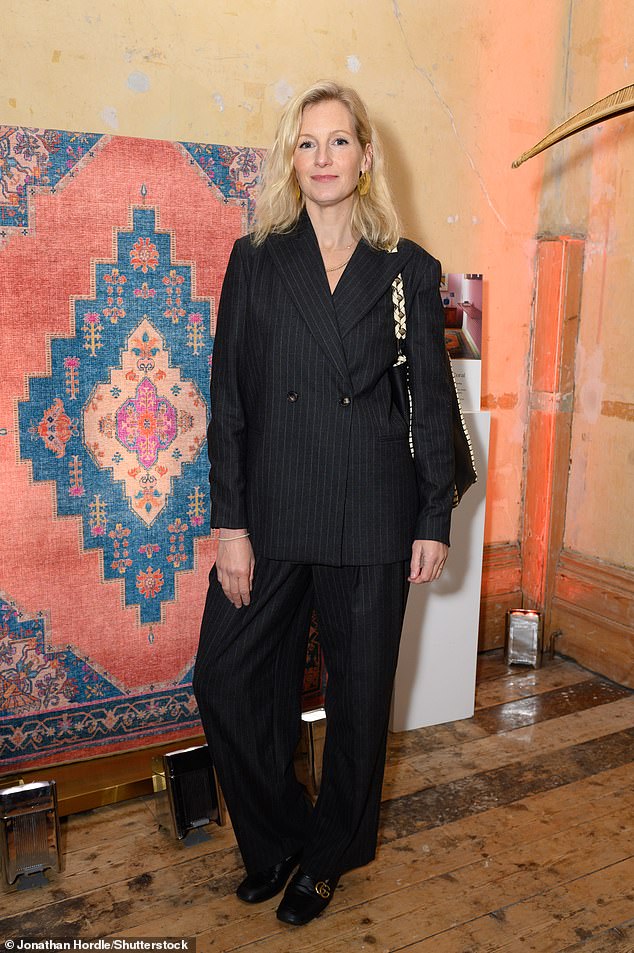 Sienna Miller's sister Savannah cut a stylish figure as she attended the launch of Matthew Williamson's new collection with Ruggable at Old Sessions House in London