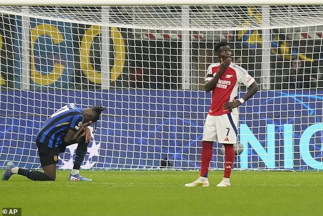 Arsenal suffered their first defeat of the Champions League campaign, losing 1-0 to Inter Milan