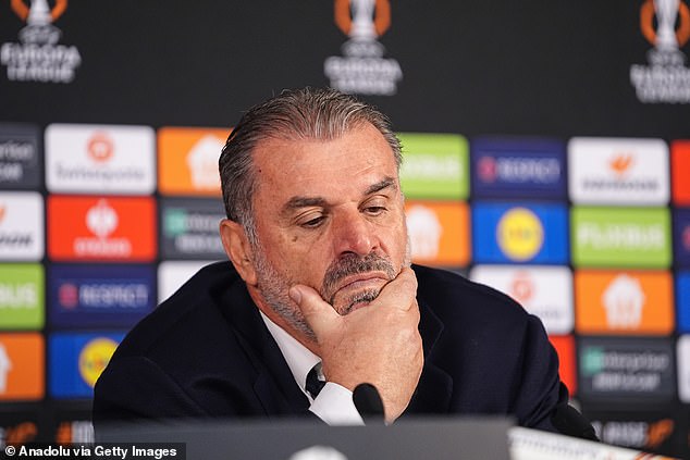 The update is a blow for Spurs and leaves Ange Postecoglou with fewer attacking options