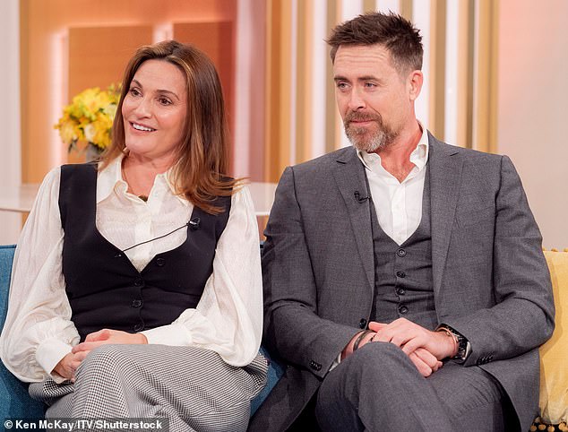 James Murray has revealed fishing was what helped him cope with the 'unbearable' pain of his daughter Ella-Jayne's death (pictured with his wife Sarah Parish)