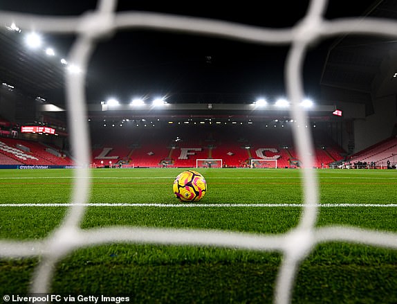 LIVERPOOL, ENGLAND - NOVEMBER 09: (THE SUN OUT, THE SUN ON SUNDAY OUT) General view before the Premier League match between Liverpool FC and Aston Villa FC at Anfield on November 09, 2024 in Liverpool, England. (Photo by Andrew Powell/Liverpool FC via Getty Images)