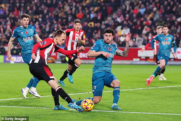 Mikkel Damsgaard swiftly levelled for the hosts before Wissa scored Brentford's winner