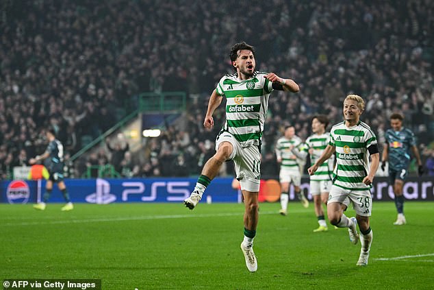 Nicolas Kuhn puts Celtic in front against Leipzig and has been a revelation this season