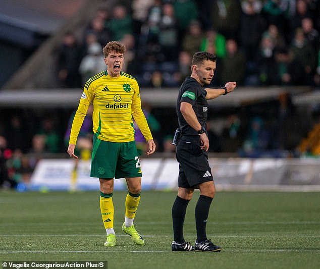 Match official Nick Walsh (pictured yesterday) decided to scrap the minute's silence