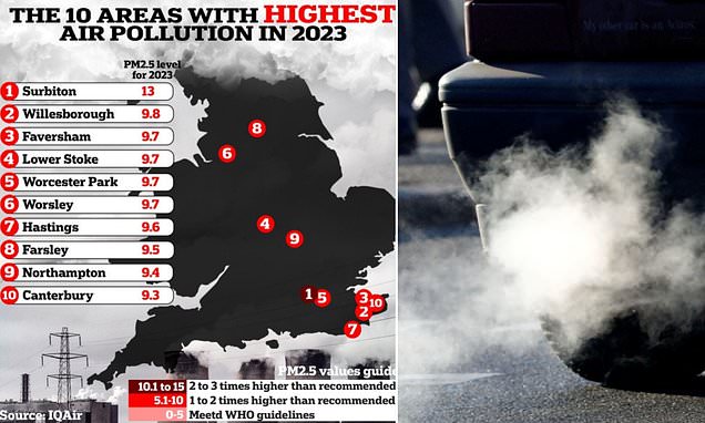 Revealed: UK areas at risk as experts warn autism is caused by air pollution - toxins are