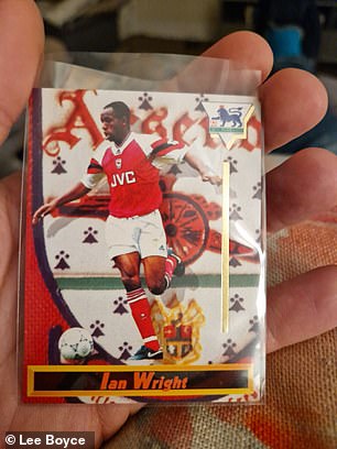 It felt right: I bought this Ian Wright card for £1 - a quick eBay search suggests it could be worth £20 (but I don't care)