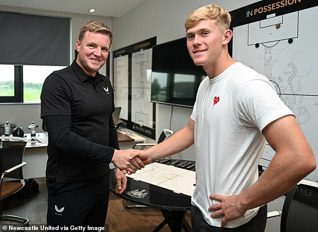 Eddie Howe has started to get the best out of Hall just over a year after bringing him to St James' Park