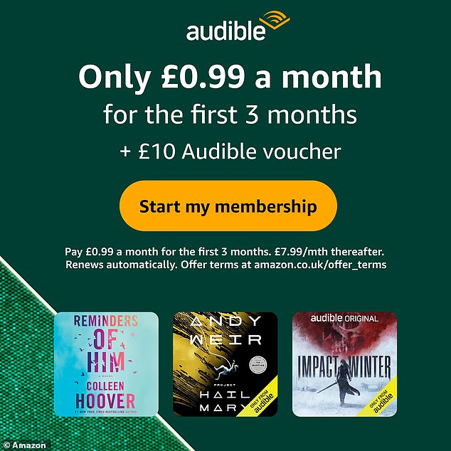 This new Amazon Audible deal grants you unlimited listening to thousands of Audible Originals, podcasts and select audiobooks for just 99p for three months