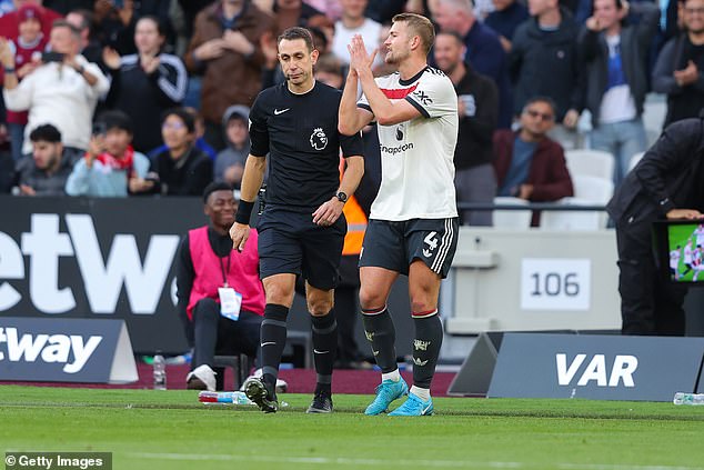 Match officials such as Coote (left) aren't required to undergo any drug testing and the ruling is adopted worldwide