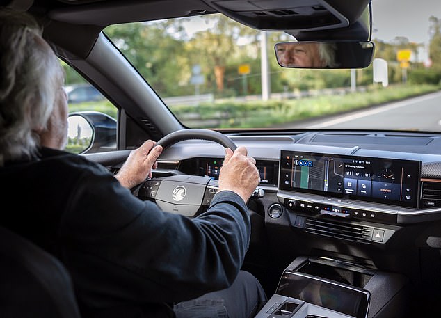 The smart, contemporary interior includes a cockpit with a 16in widescreen central display, giving it a clean, modern ambience