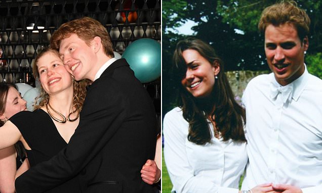 Wills and Kate 2! How Lady Louise's romance is flourishing as St Andrews University plays