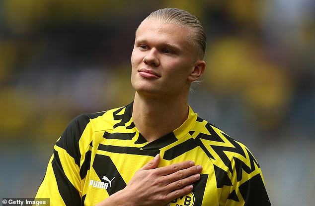 The Norwegian striker left Borussia Dortmund to join City for an estimated £50million in 2022