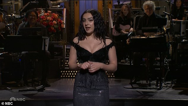 Charli XCX impersonated Adele in a humorous skit as she took on double duty as the host and musical guest during the latest episode of Saturday Night Live