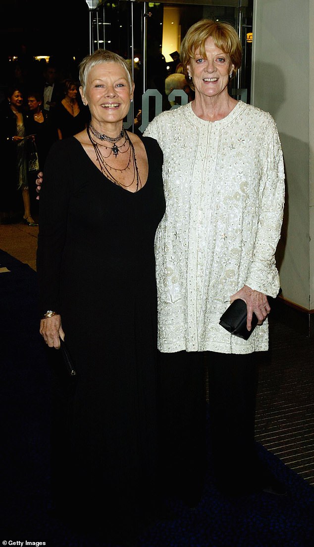 It comes after Judi mourned the death of her friend Maggie Smith who died in September at the age of 89 (pictured in 2004)