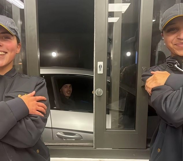 Palmer was spotted at a McDonald's drive through during the recent international break