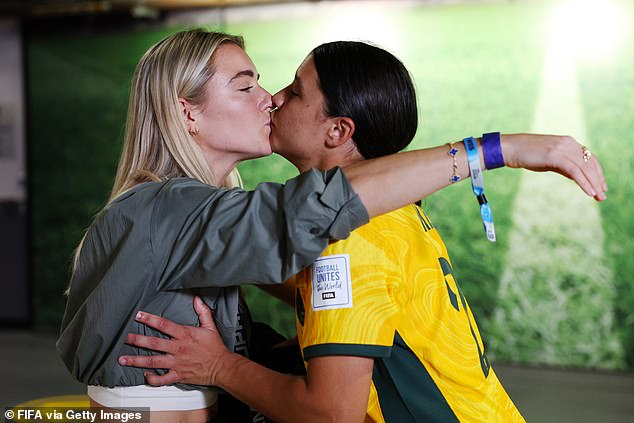 The pair had met in 2019 after they were both playing in the US Women's Soccer National League and had spoken online for several months before their relationship became public