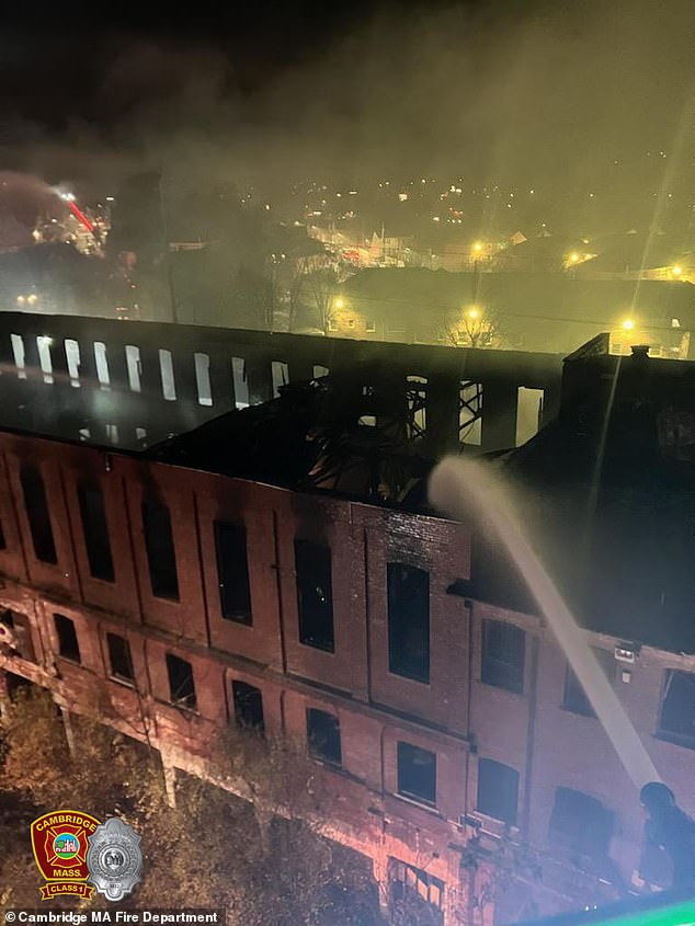 Hundreds of firefighters from Chelsea, Belmont, Brookline, Waltham and other nearby areas responded to the inferno as they worked to extinguish the blaze