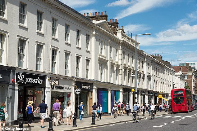 Christine explained how a security guard shrugged when she had her phone snatched out of her handbag and said 'there's at least 30 a day stolen out here' (King's Road Chelsea pictured)