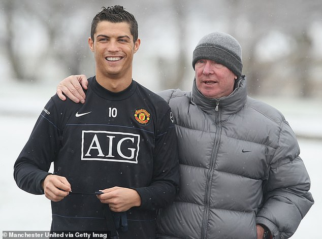 He was warned by Sir Alex Ferguson not to touch Ronaldo in Manchester United training